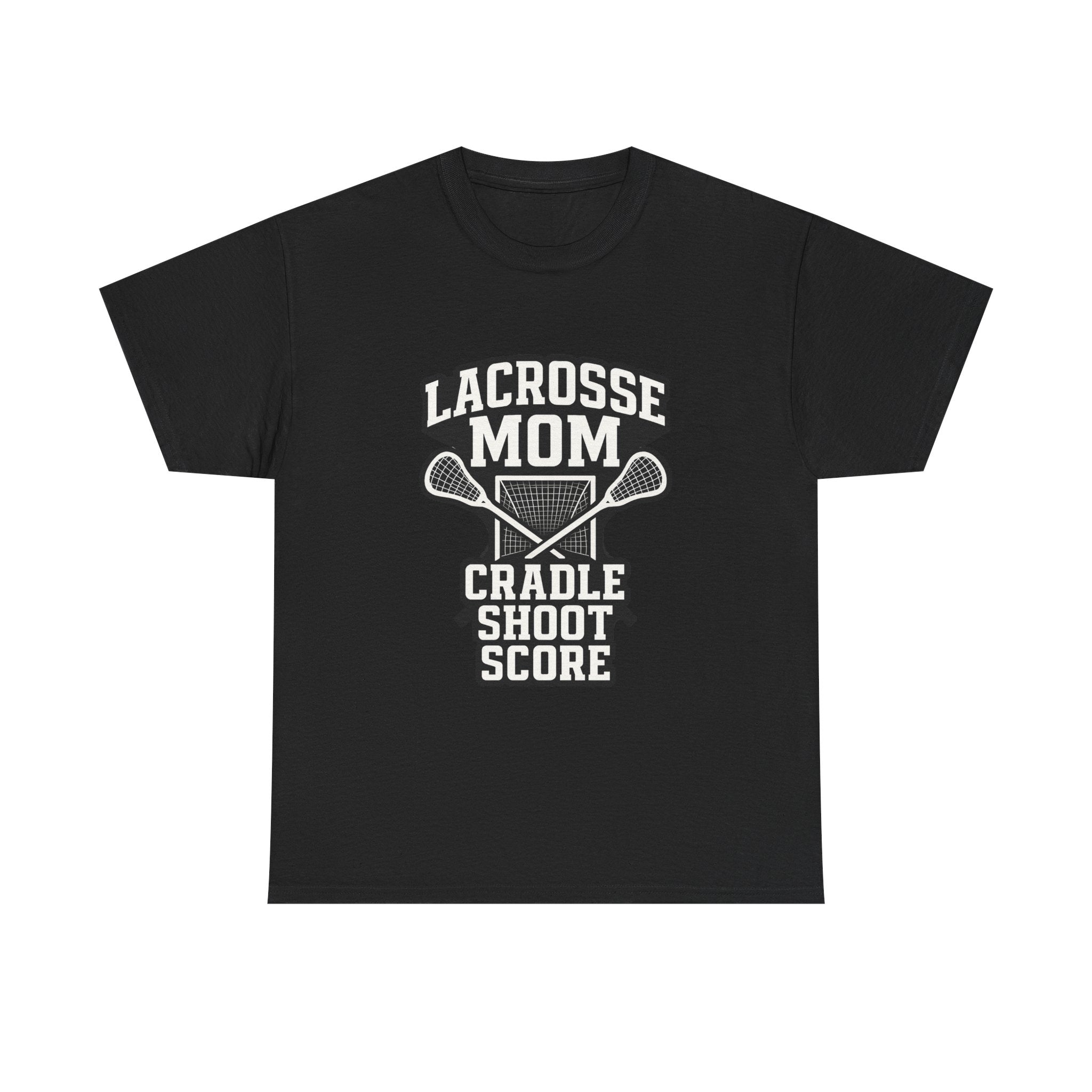 Lacrosse Mom Cradle Shoot Score T-Shirt | Gift for Mom | Graphic Tee