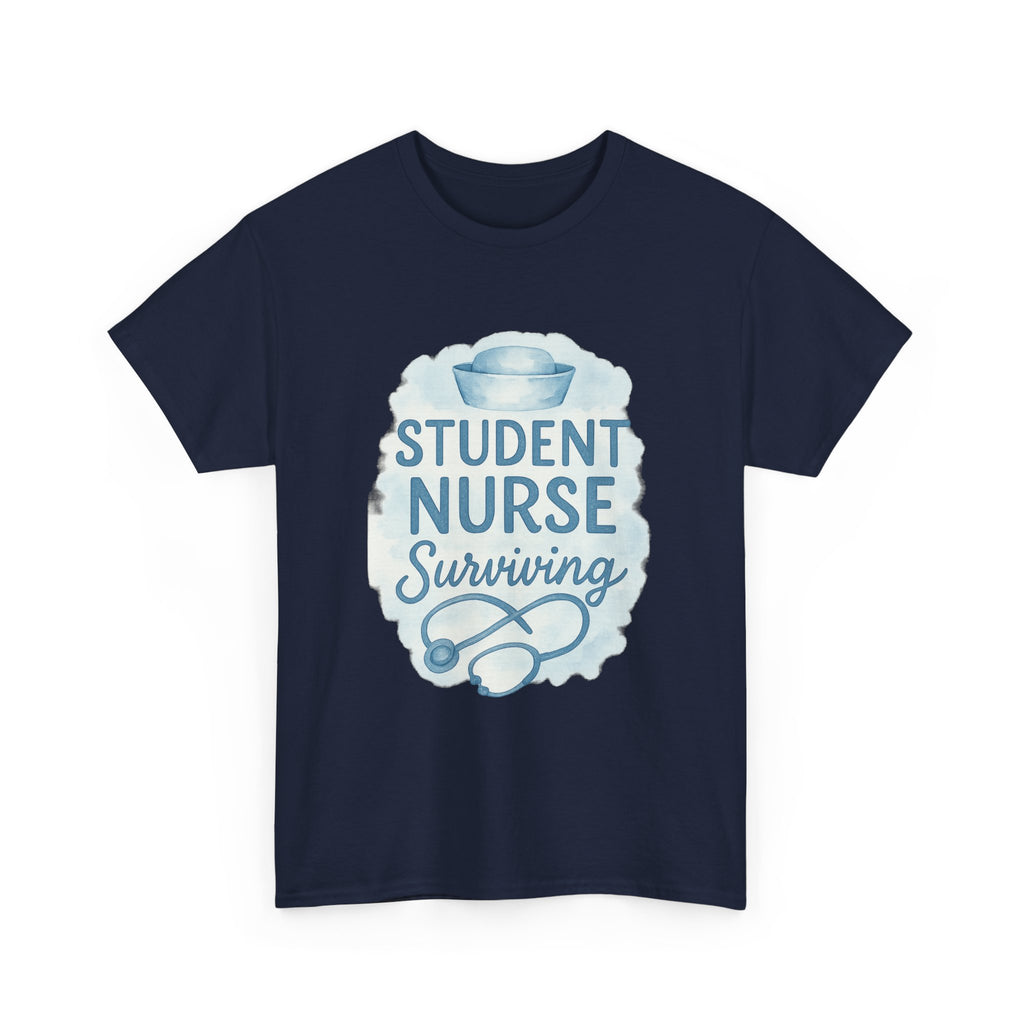 Nursing Student Powered By Caffeine And Textbooks T-Shirt | Nursing Student Gift | Graphic Tee