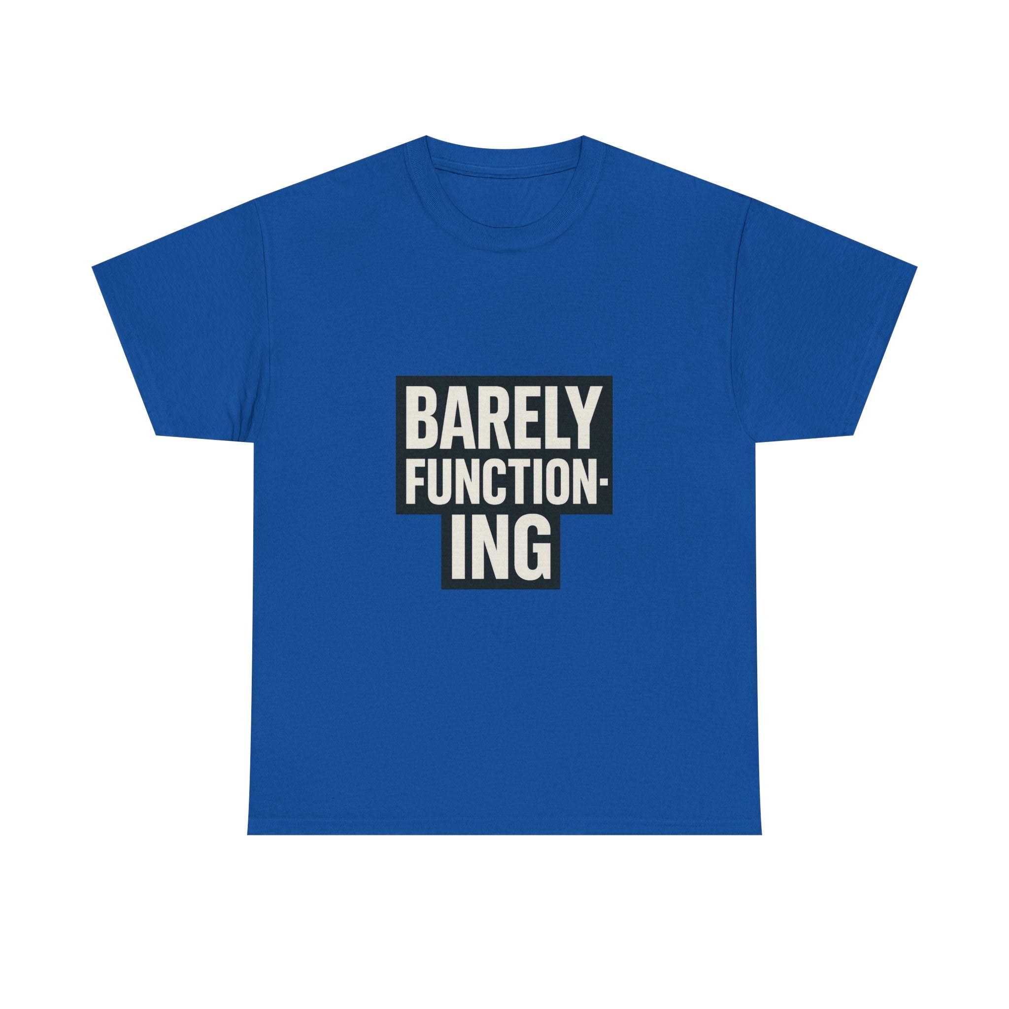 System Status Barely Online Send Coffee T-Shirt | Funny Gift | Graphic Tee