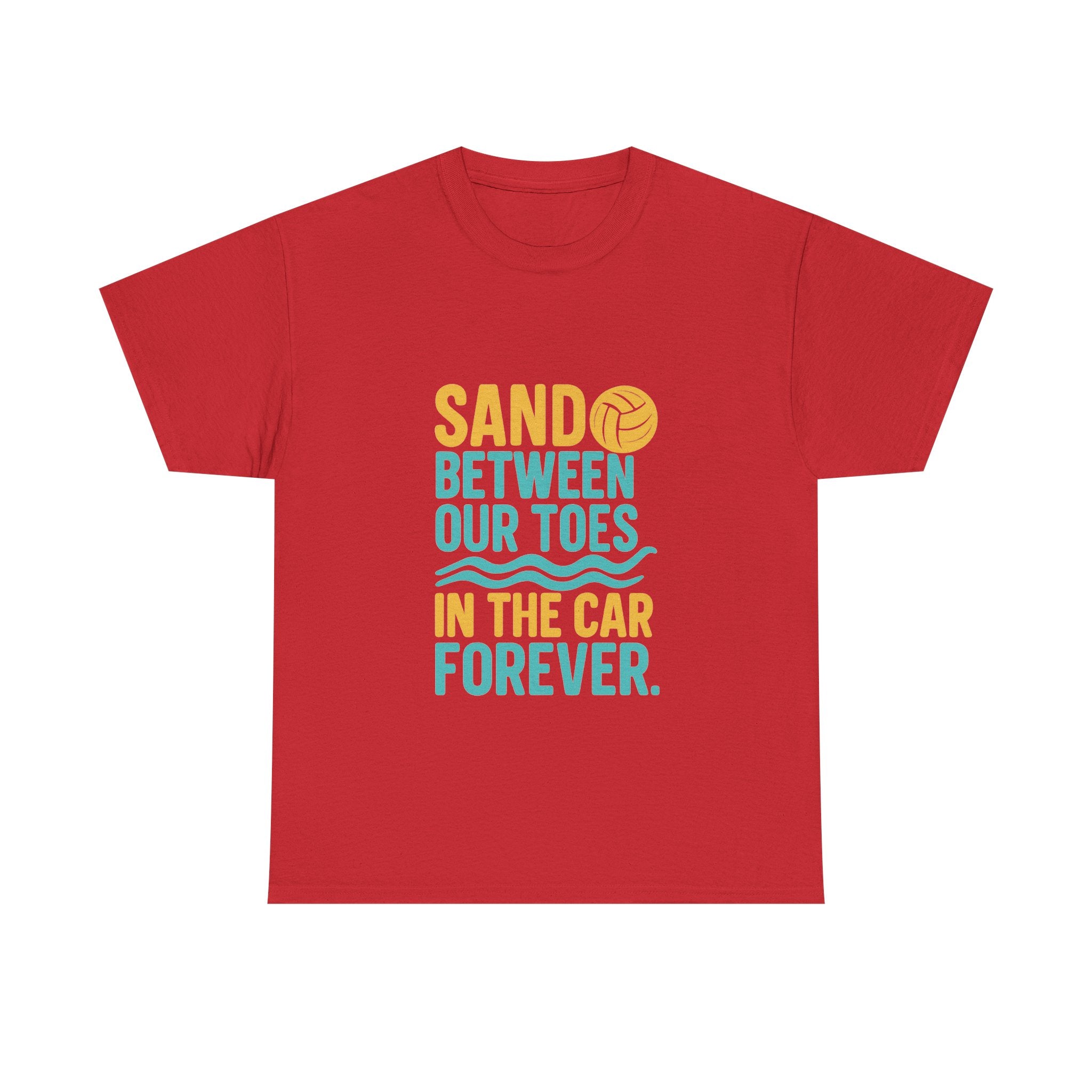 Beach Volleyball Mom Sand Between Our Toes In Our Car Forever T-Shirt | Gift for Mom | Graphic Tee