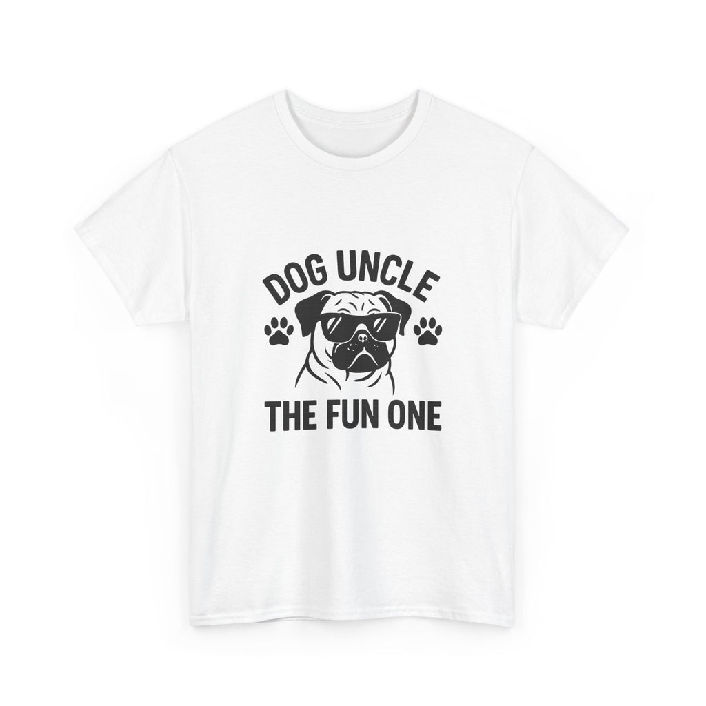 Dog Uncle The Fun One T-Shirt | Dog Lover Gift | Graphic Tee
