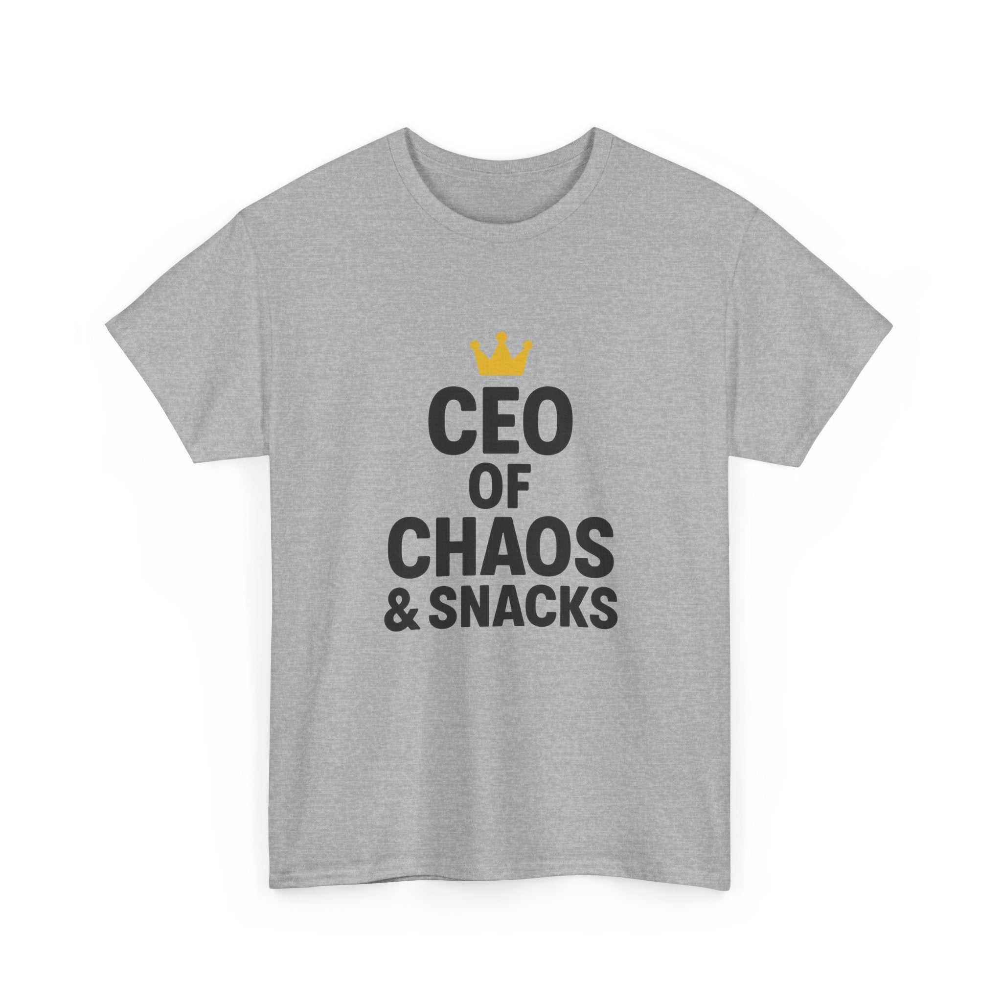 Stay At Home Dad CEO Of Chaos And Snacks T-Shirt | Gift for Dad | Graphic Tee