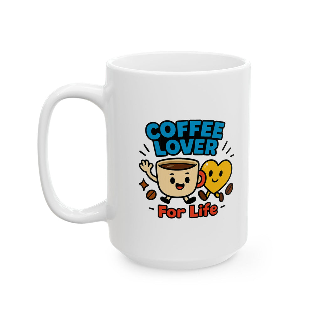 Coffee Lover For Life No Regrets Coffee Mug | Coffee Appreciation Gift | Ceramic Mug
