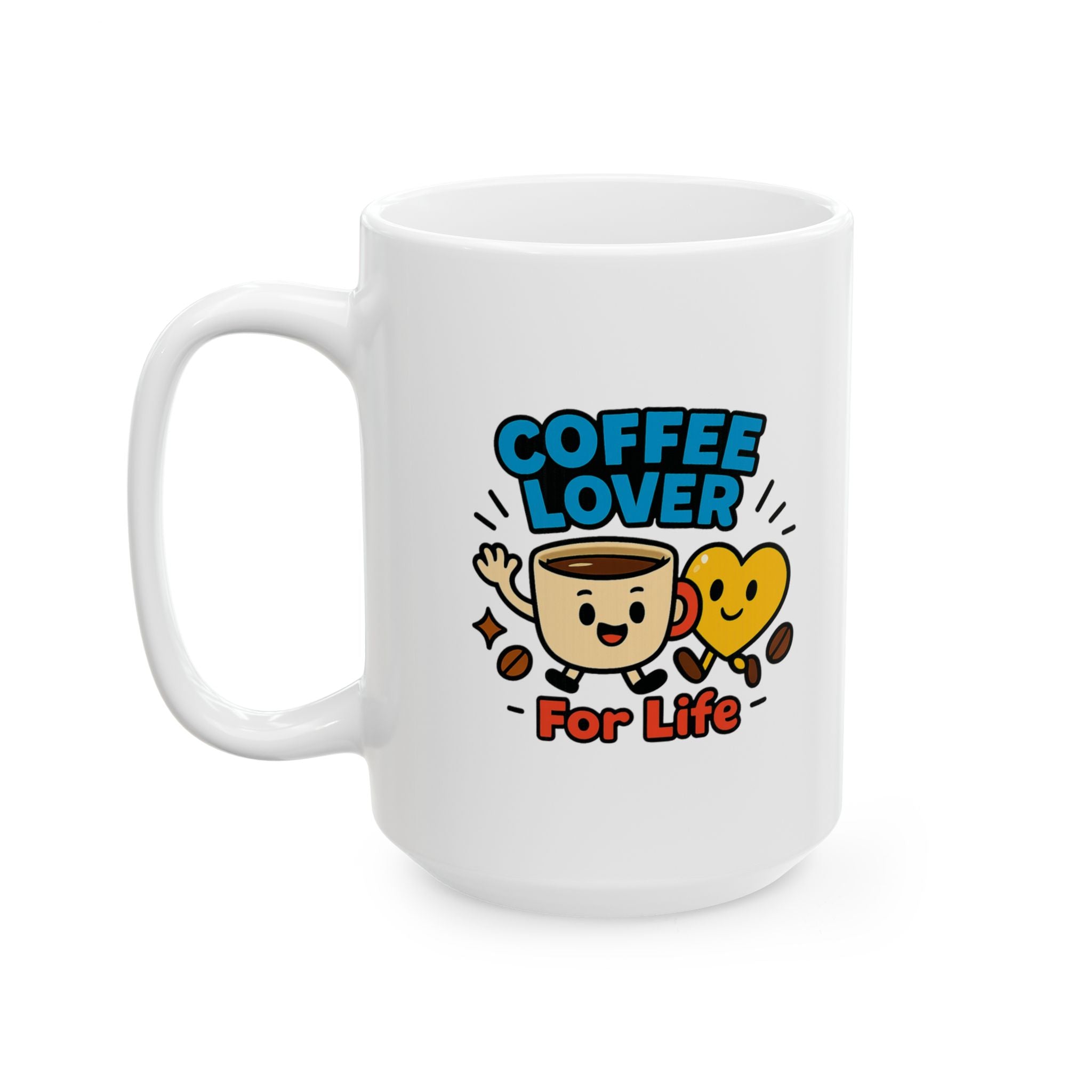 Coffee Lover For Life No Regrets Coffee Mug | Coffee Appreciation Gift | Ceramic Mug