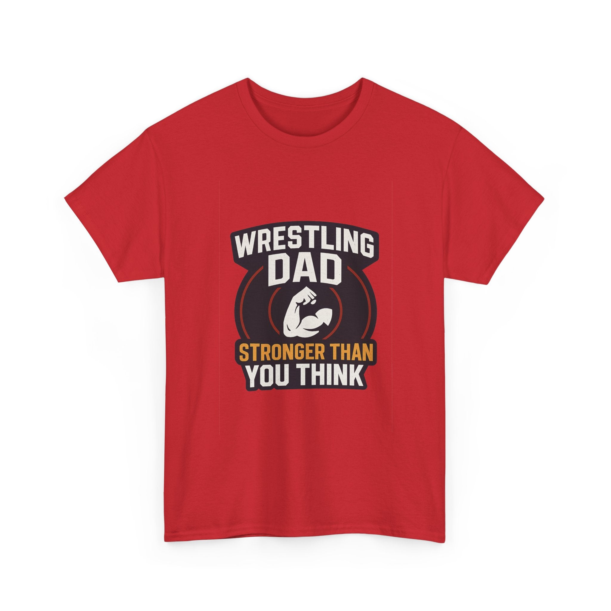 Wrestling Dad Stronger Than You Think T-Shirt | Gift for Dad | Graphic Tee