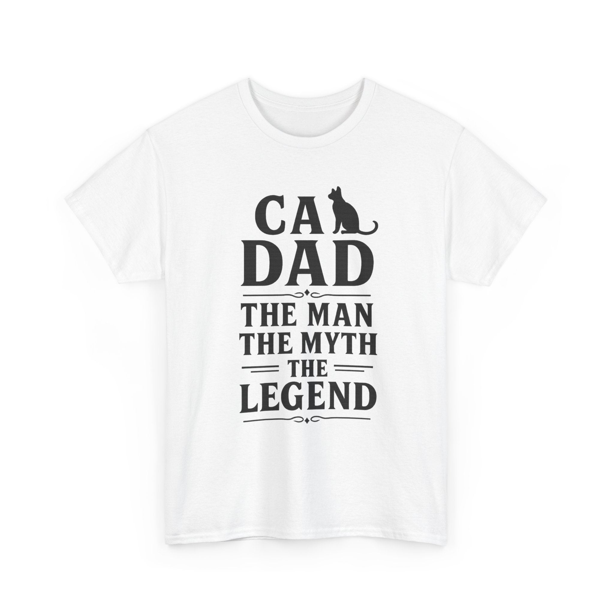 Cat Dad The Man The Myth T-Shirt | Cat Lover Gift | Graphic Tee