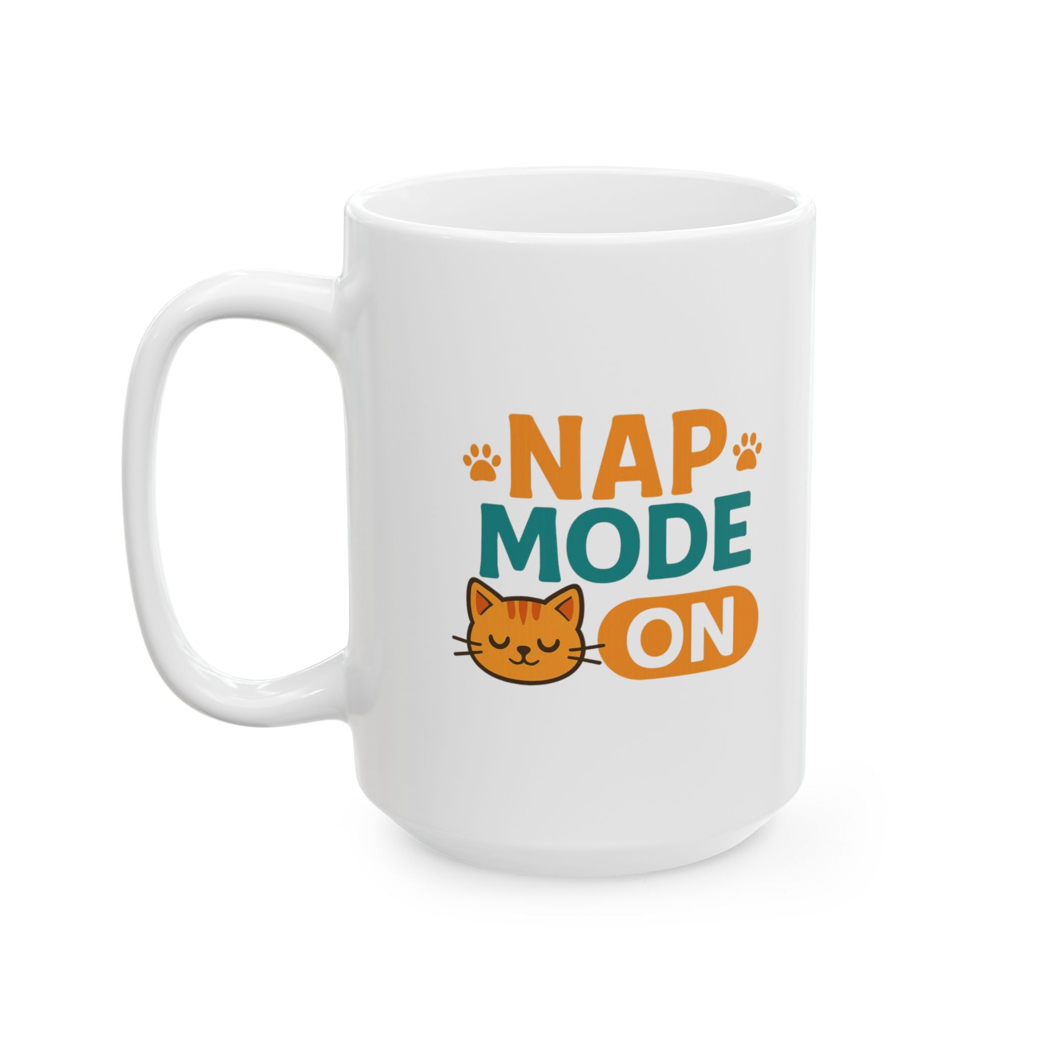 Sleep Like A Cat No Regrets Coffee Mug | Funny Cat Humor | Ceramic Mug