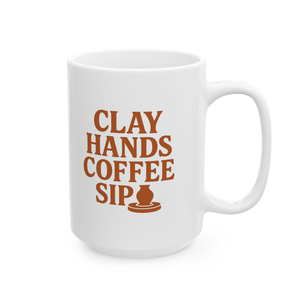 Pottery Maker Clay Hands Coffee Sip Coffee Mug | Coffee Lover Gift | Ceramic Mug