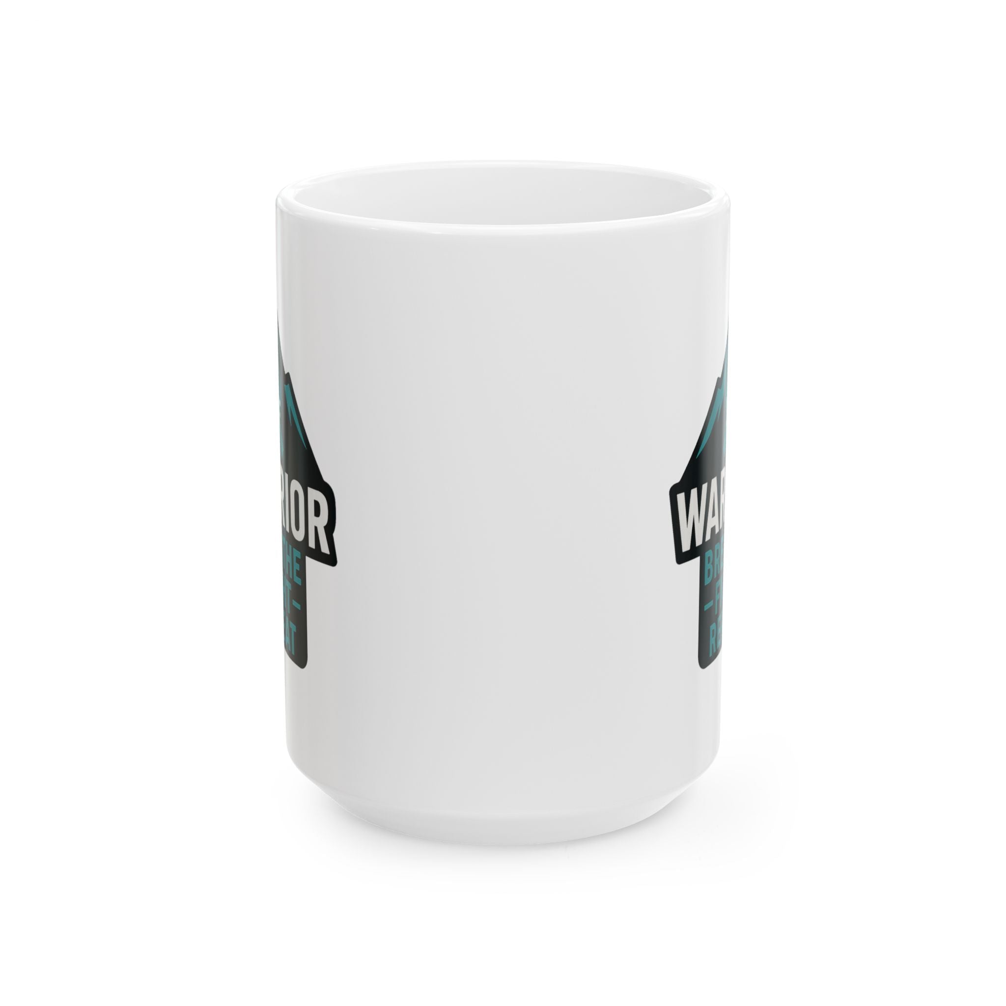 Cystic Fibrosis Warrior Breathe Fight Repeat Ceramic Mug