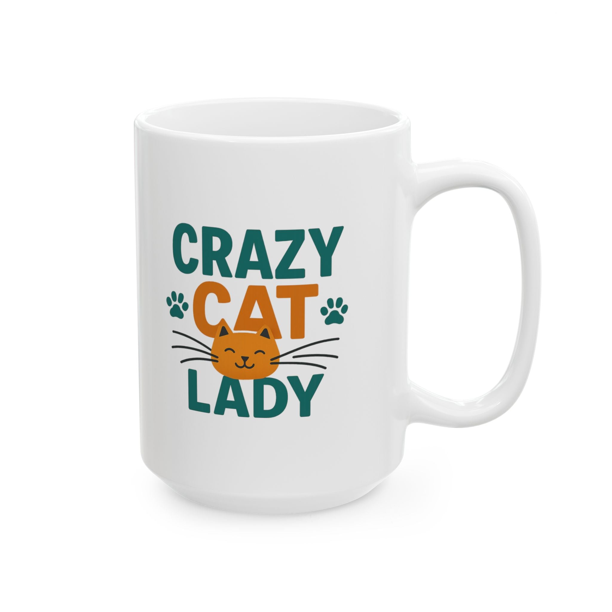 Future Crazy Cat Lady In Training Coffee Mug | Cat Lover Humor | Ceramic Mug