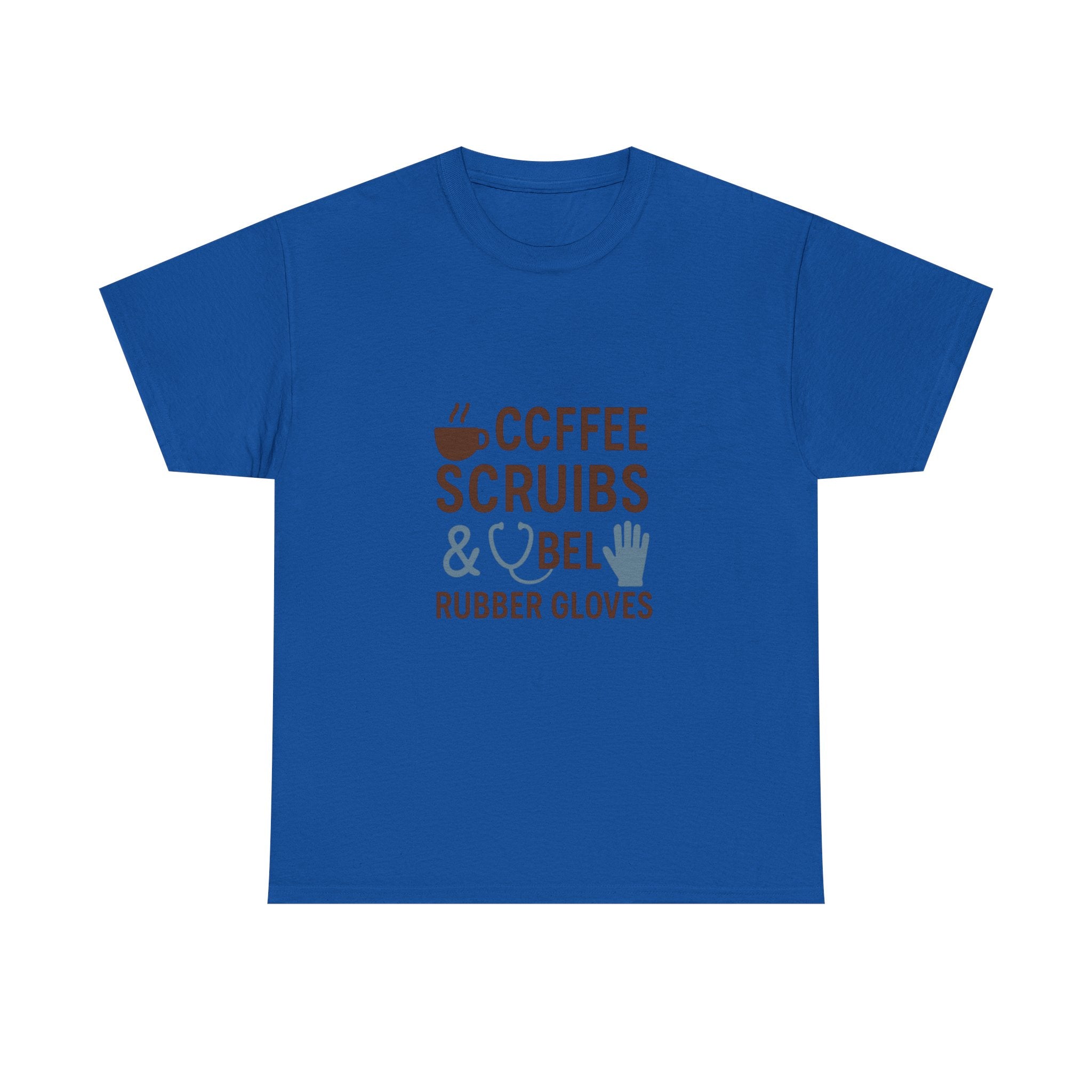 Coffee Scrubs And Rubber Gloves Nurse T-Shirt | Nurse Gift | Graphic Tee