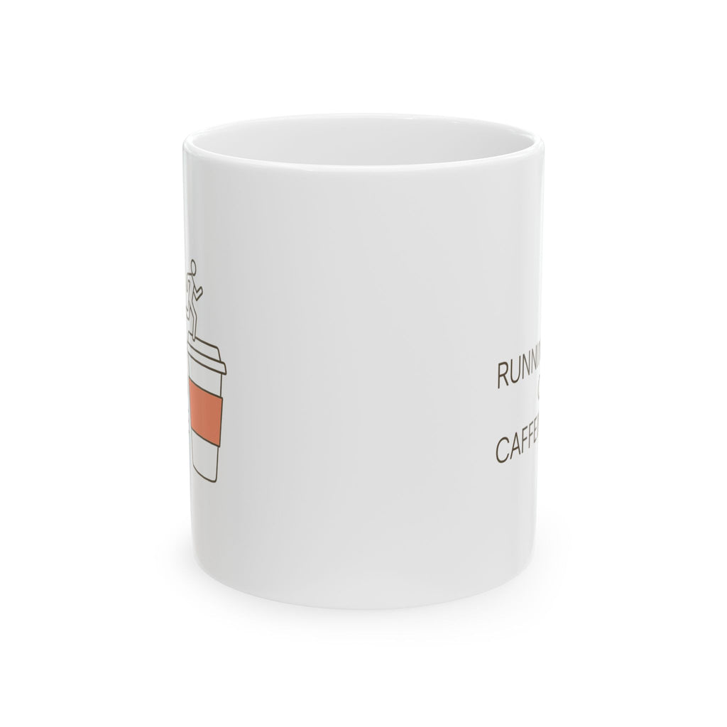 Fueled By Caffeine What Is Sleep Coffee Mug | Funny Caffeine Gift | Ceramic Mug