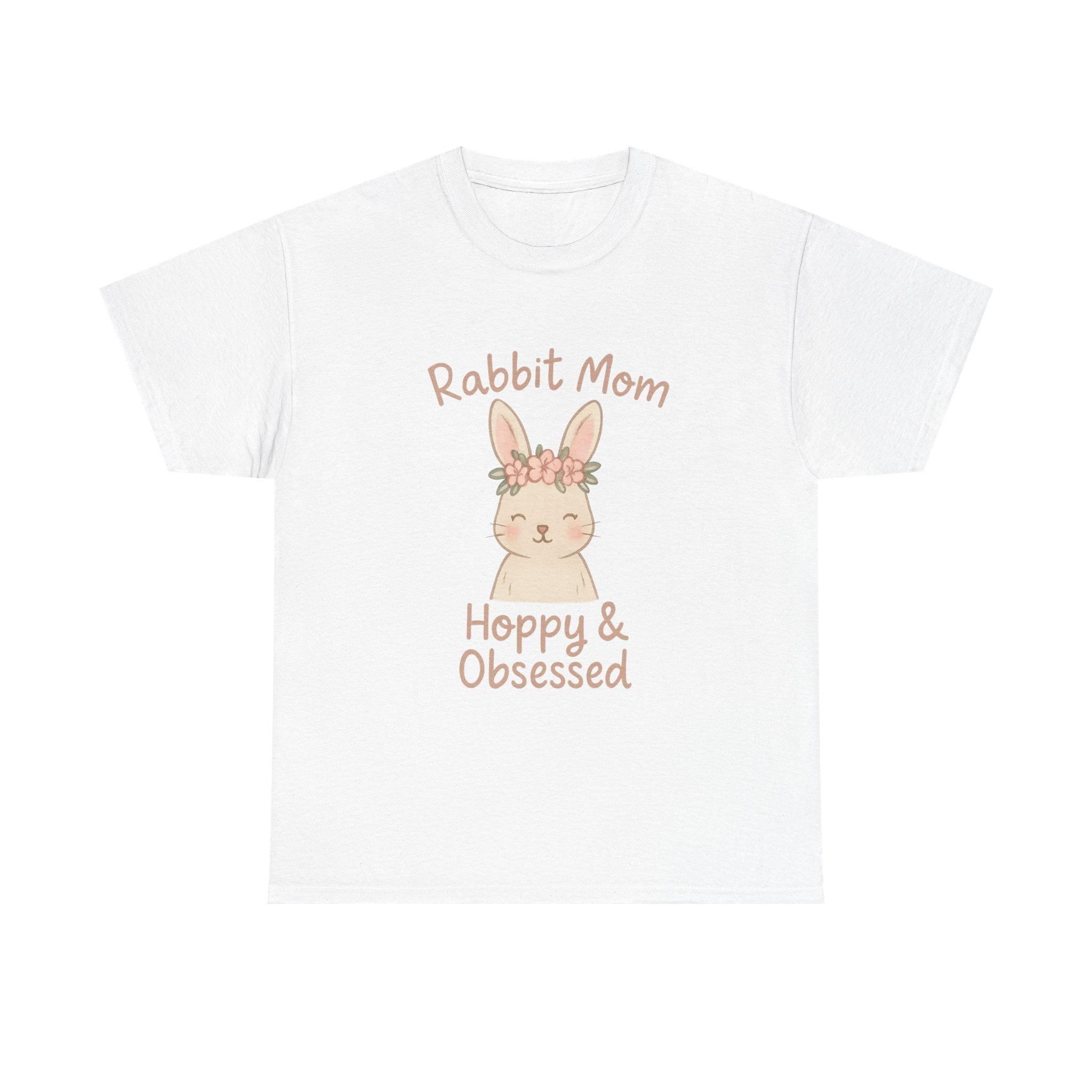 Rabbit Mom Hoppy And Obsessed T-Shirt | Gift for Mom | Graphic Tee