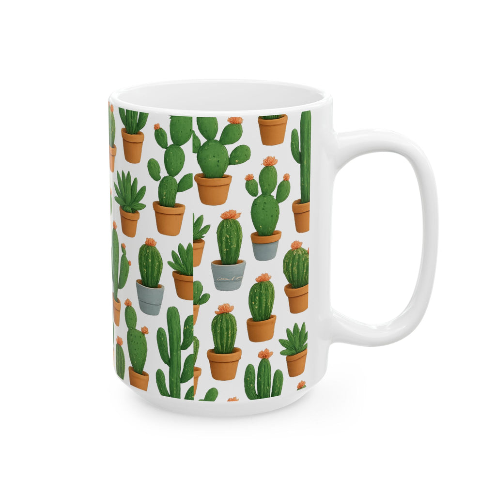 Potted Succulents Coffee Mug | Unique Gift | Ceramic Mug