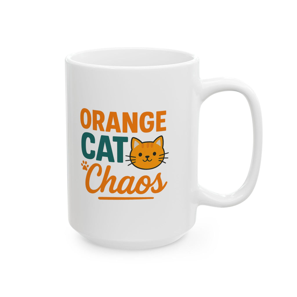 Ginger Cat Mom Proud And Covered In Fur Coffee Mug | Cat Lover Gift | Ceramic Mug