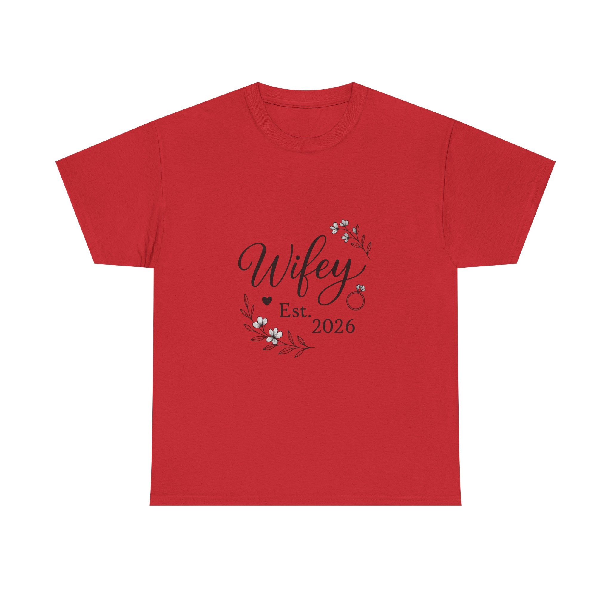 Wifey Est 2026 Bride T-Shirt | Unique Gift | Graphic Tee