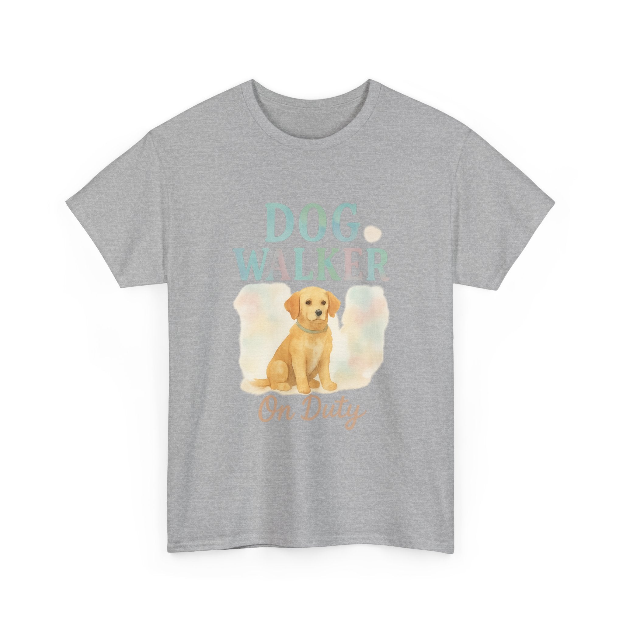 Dog Walker Powered By Coffee T-Shirt | Dog Walker Gift | Graphic Tee
