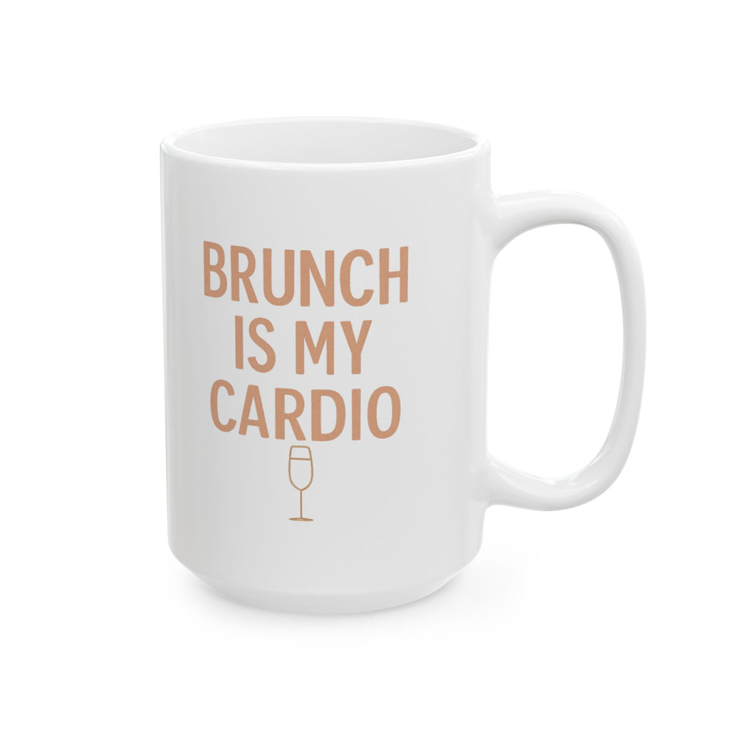 Brunch Is My Cardio Coffee Mug | Unique Gift | Ceramic Mug