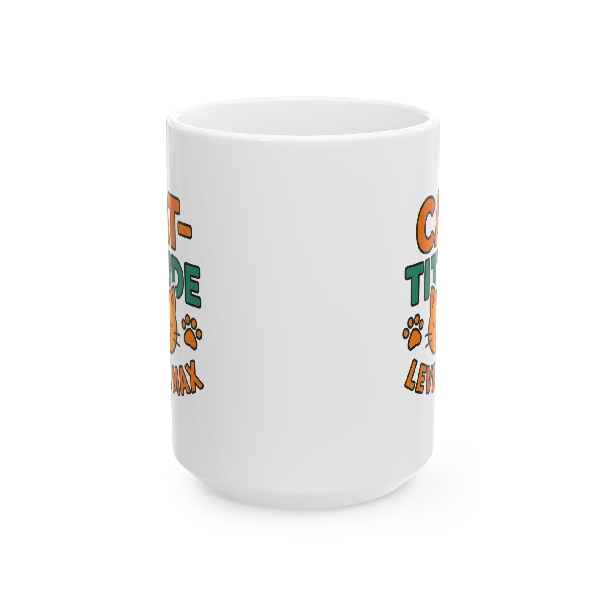 I Have Cat-titude And I Know It Coffee Mug | Funny Cat Gift | Ceramic Mug