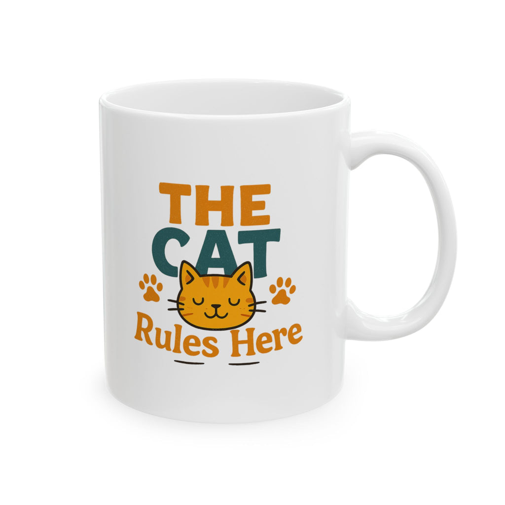 Cat Owner Or Cat Employee Unclear Coffee Mug | Funny Pet Gift | Ceramic Mug