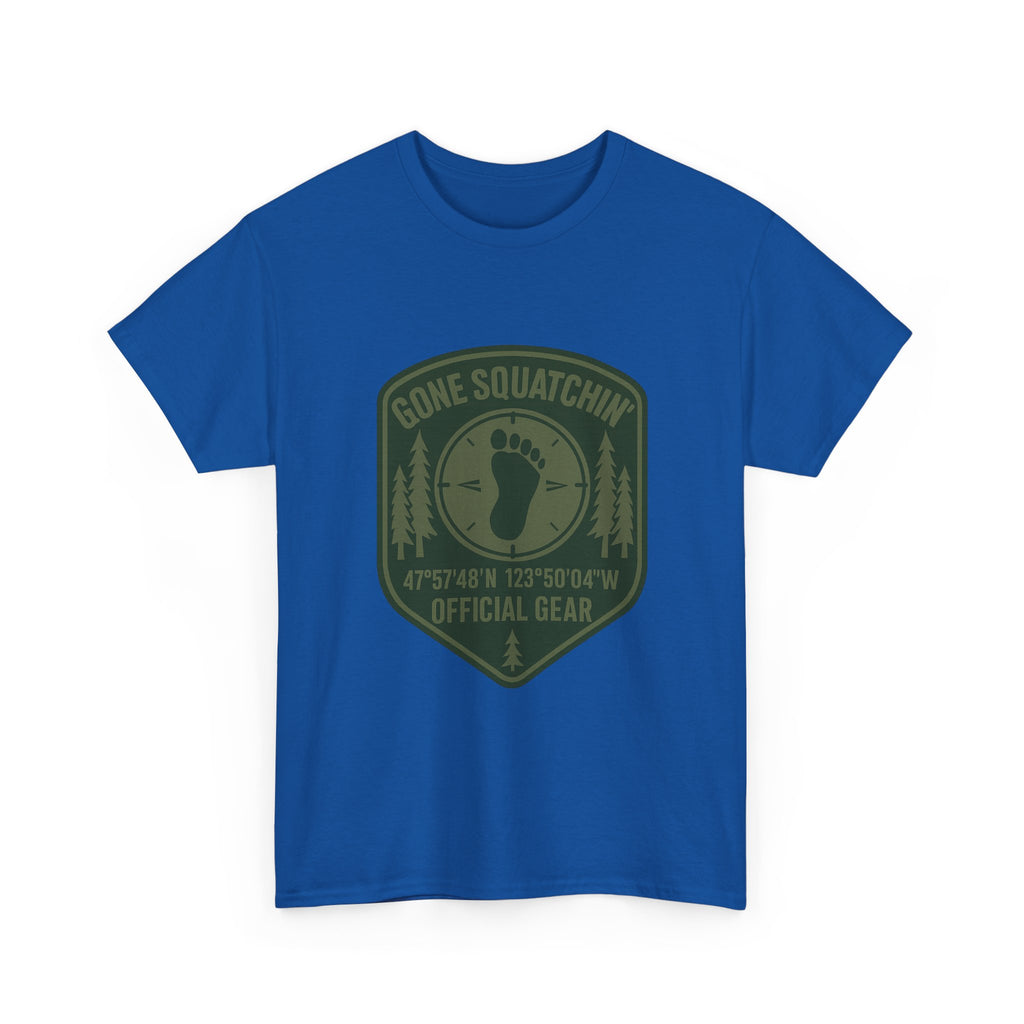 Gone Squatchin Official Gear T-Shirt | Unique Gift | Graphic Tee