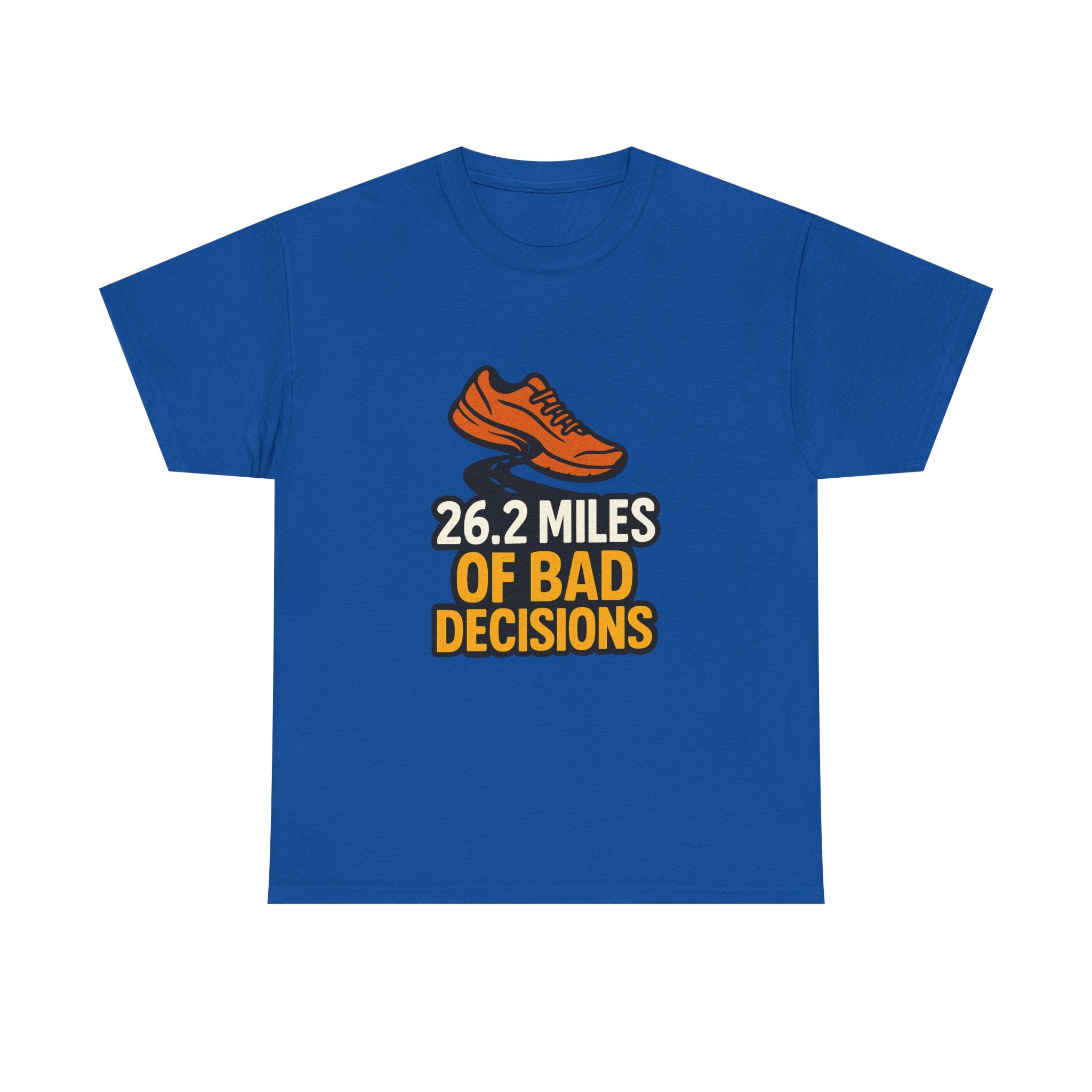 Marathon Runner 26.2 Miles Of Bad Decisions T-Shirt | Unique Gift | Graphic Tee