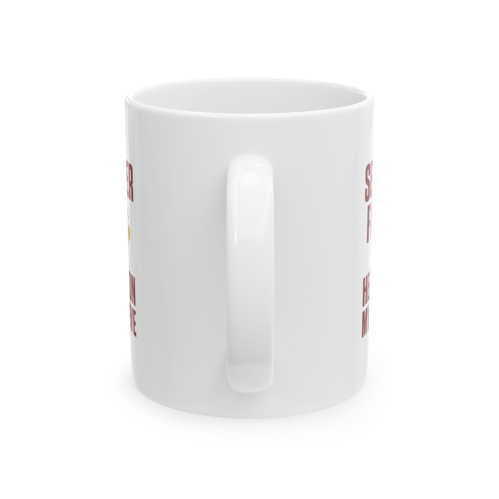 Marine Mom Semper Fi Heart On My Sleeve Coffee Mug | Gift for Mom | Ceramic Mug