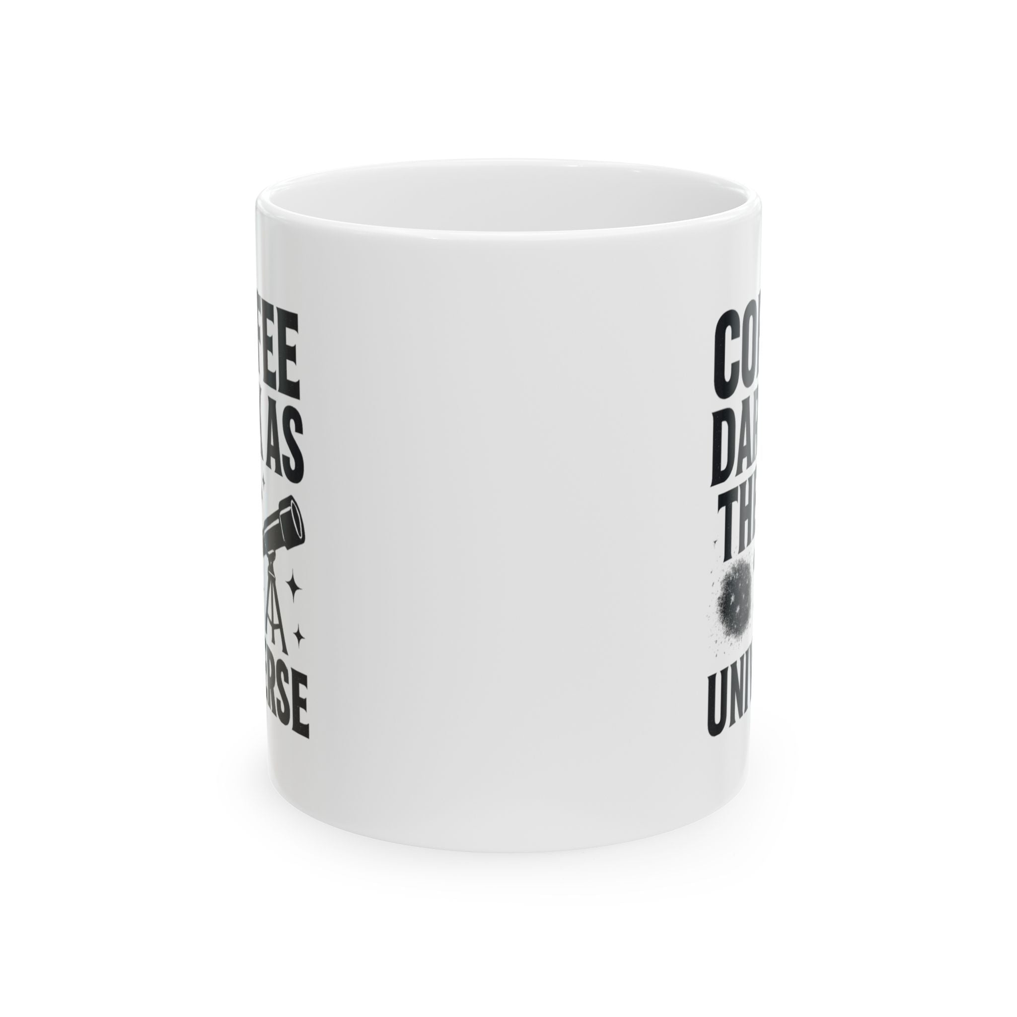 Amateur Astronomer Coffee Dark As The Universe Coffee Mug | Coffee Lover Gift | Ceramic Mug