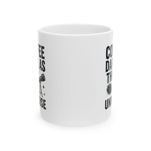 Amateur Astronomer Coffee Dark As The Universe Coffee Mug | Coffee Lover Gift | Ceramic Mug