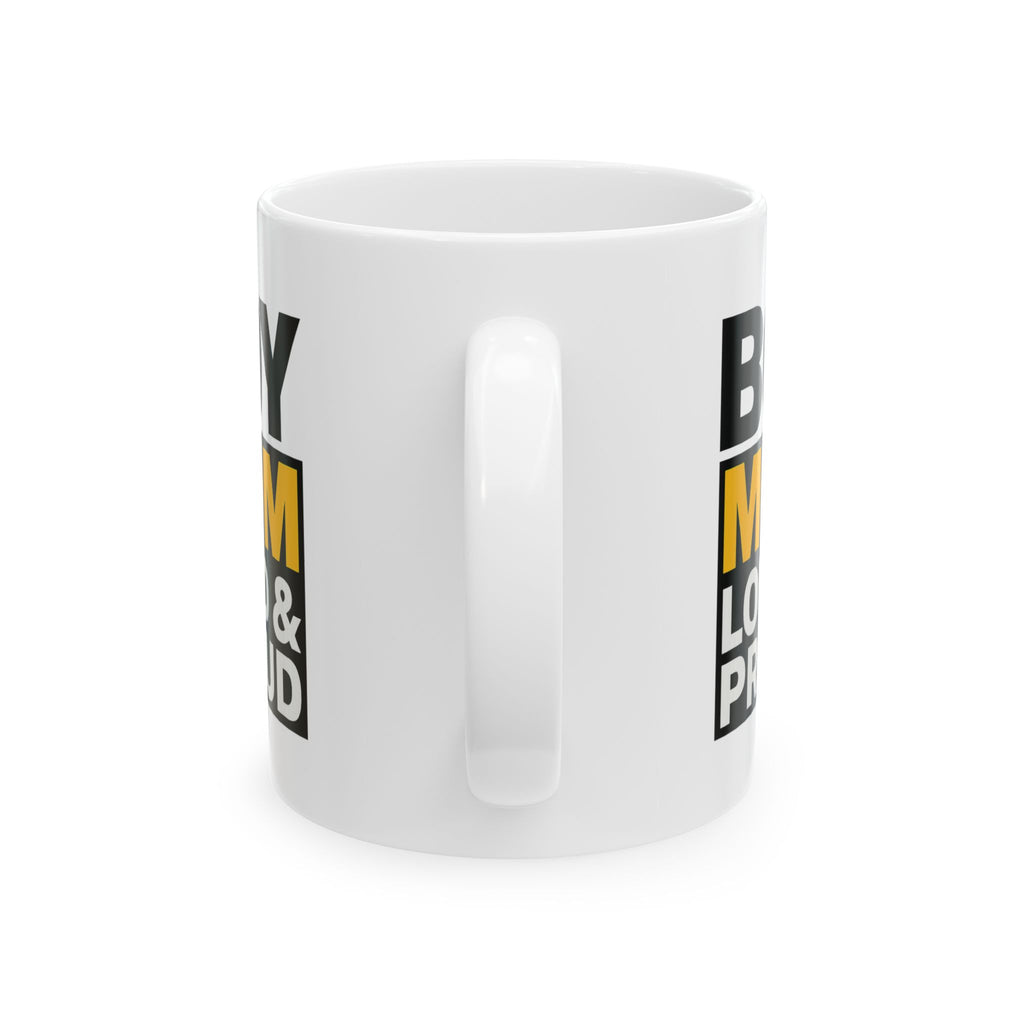 Boy Mom Energy Level Chaos Coffee Mug | Funny Mom Gift | Ceramic Mug