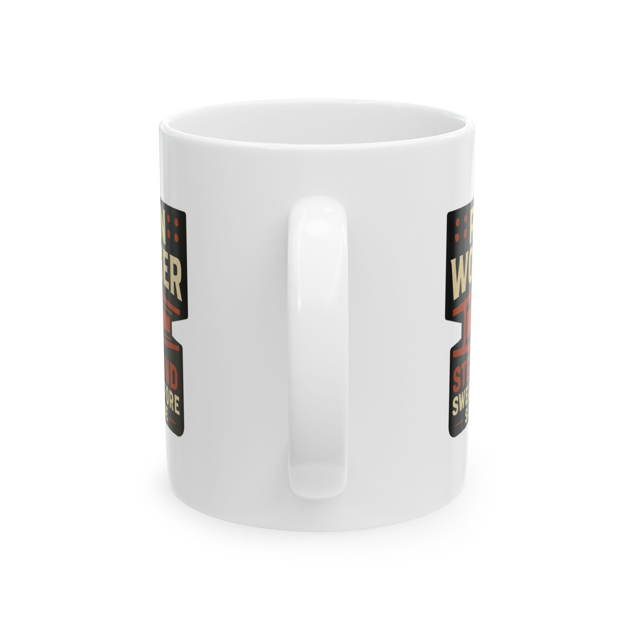 Ironworker Steel And Sweat Before Sunrise Ceramic Mug