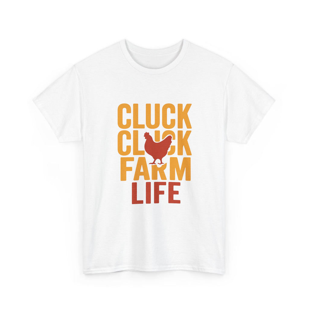 Chicken Lady Cluck Cluck Farm Life T-Shirt | Unique Gift | Graphic Tee