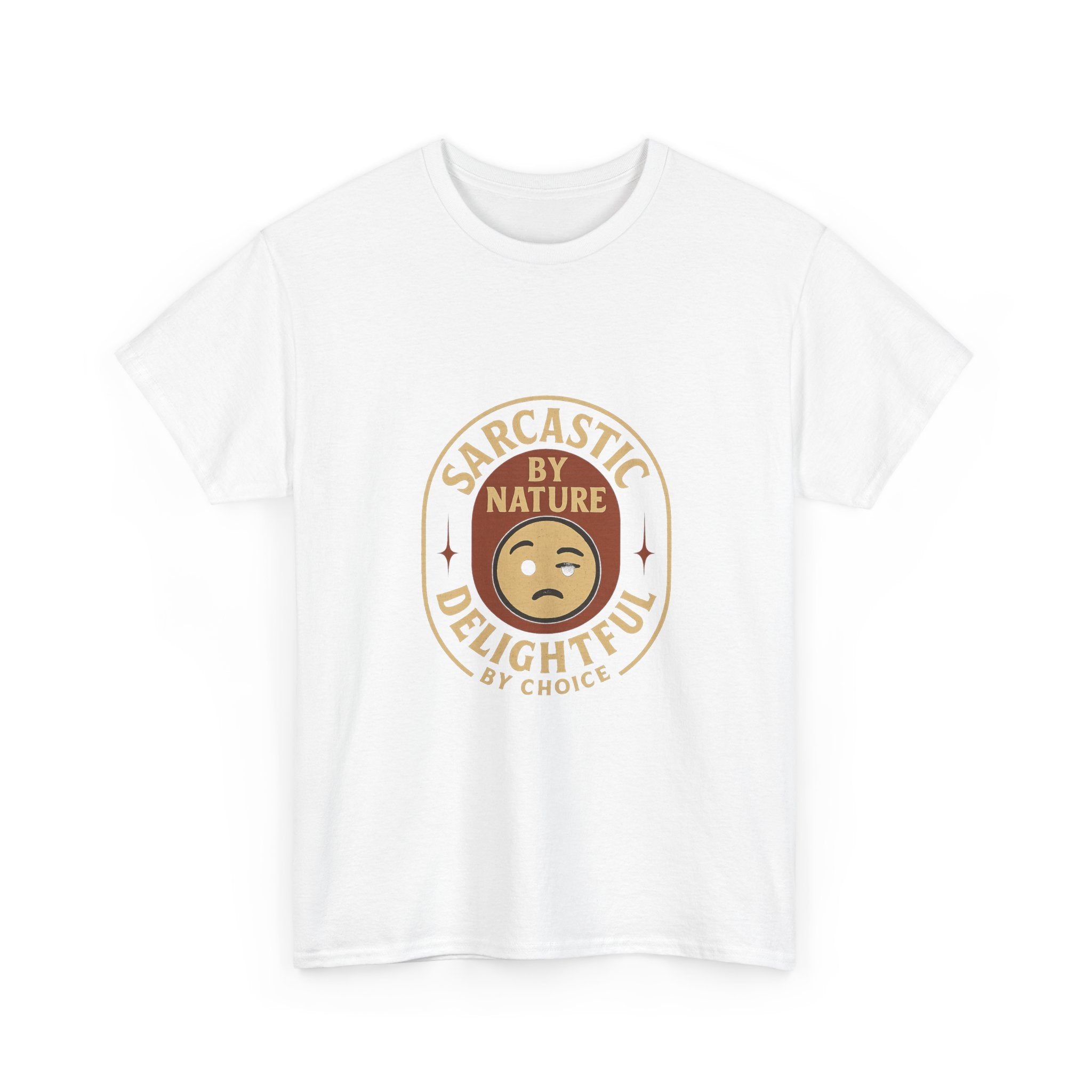 Sarcastic By Nature Delightful By Choice T-Shirt | Unique Gift | Graphic Tee