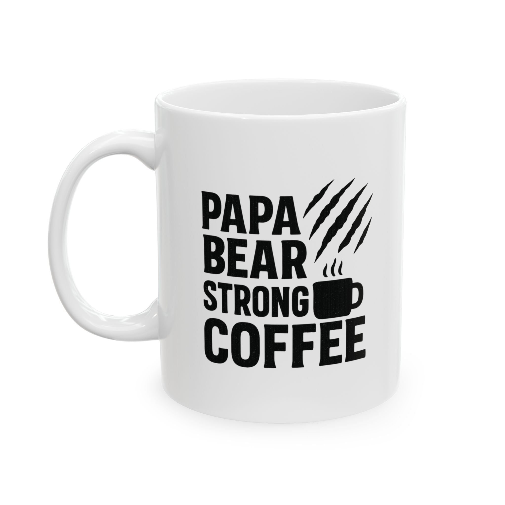 Papa Bear Strong Coffee Coffee Mug | Coffee Lover Gift | Ceramic Mug