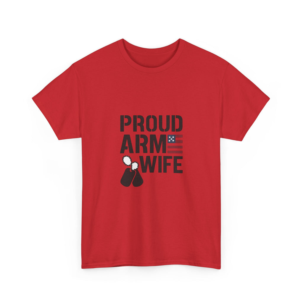 Proud Army Wife Military T-Shirt | Unique Gift | Graphic Tee
