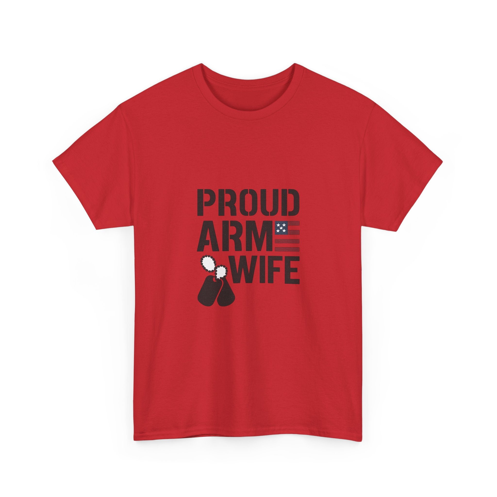 Proud Army Wife Military T-Shirt | Unique Gift | Graphic Tee