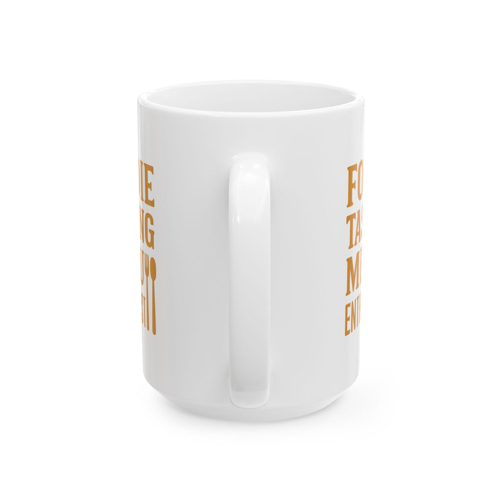 Foodie Tasting Menu Enthusiast Coffee Mug | Unique Gift | Ceramic Mug