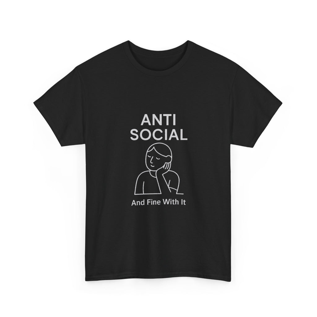 Social Battery Empty Anti Social Mode T-Shirt | Introvert Humor | Graphic Tee