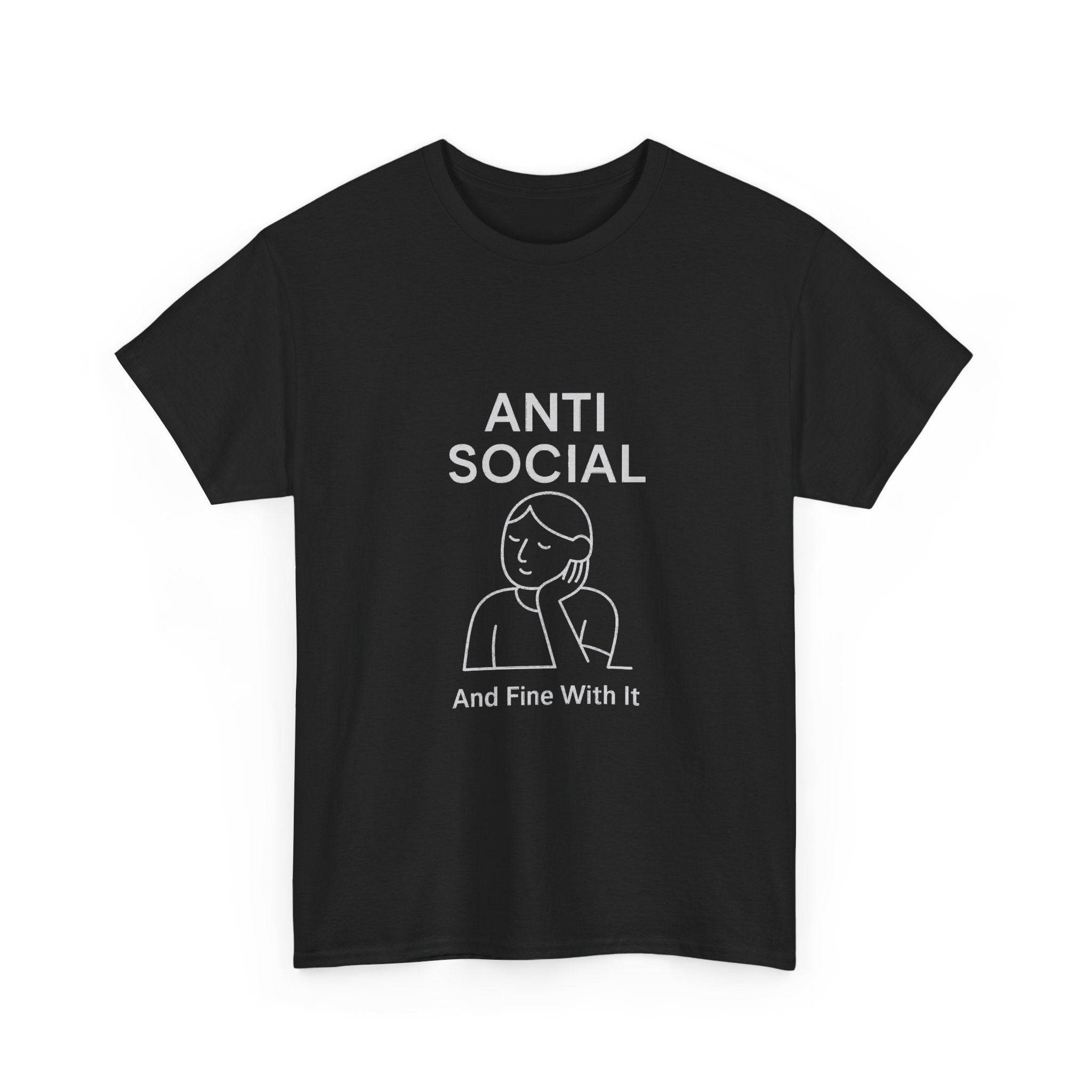 Social Battery Empty Anti Social Mode T-Shirt | Introvert Humor | Graphic Tee