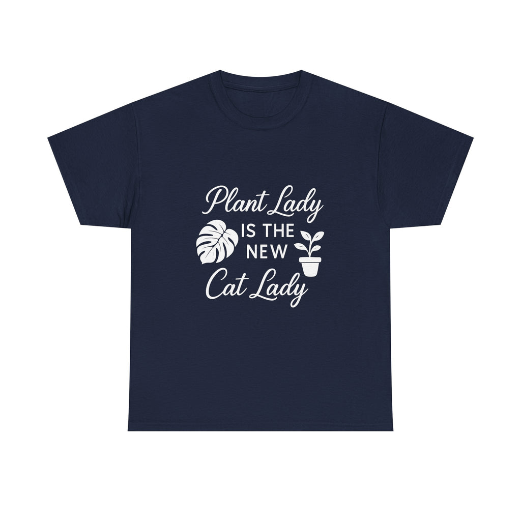 Plant Lady Is The New Cat Lady T-Shirt | Cat Lover Gift | Graphic Tee