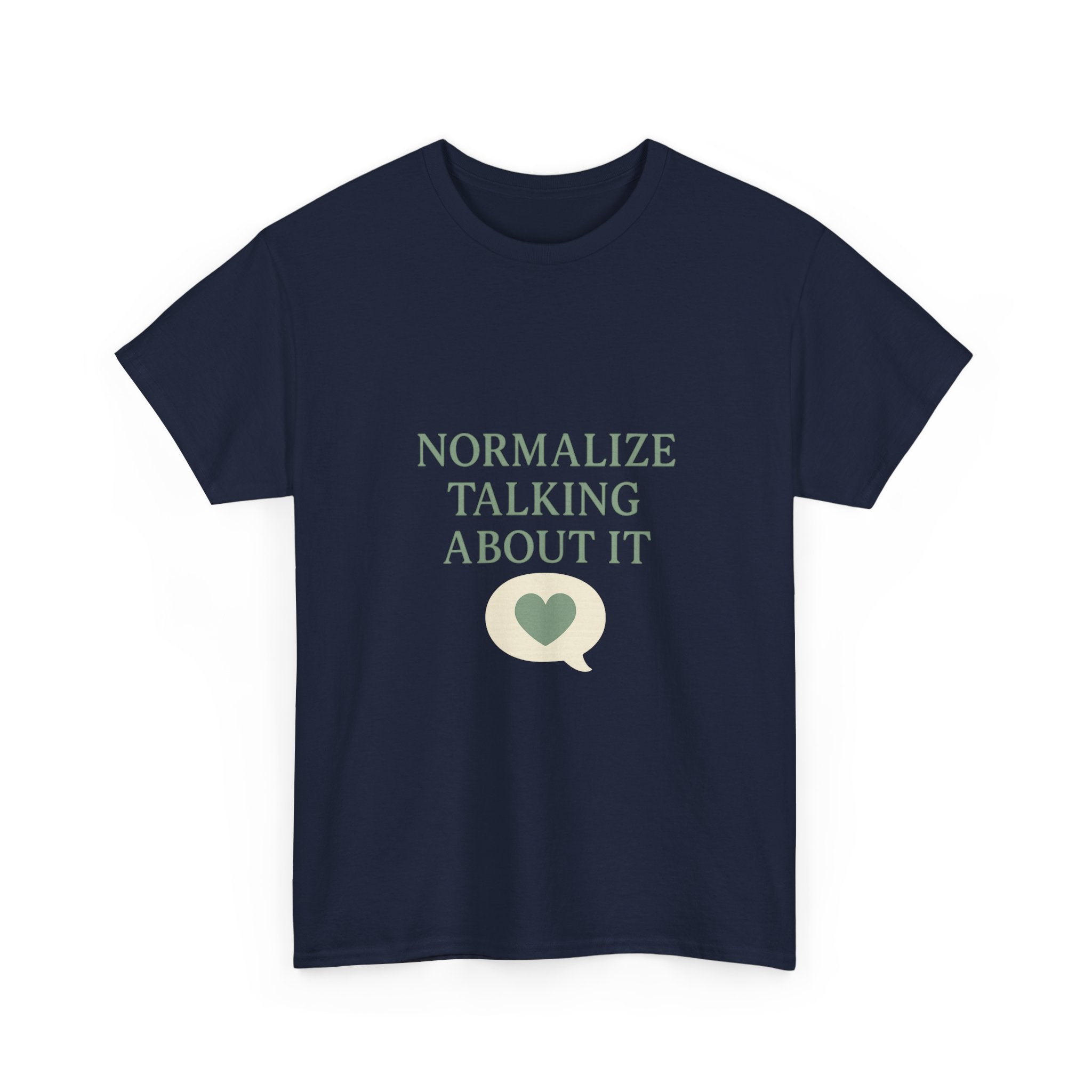 Mental Health Advocate Normalize Talking About It T-Shirt | Cat Lover Gift | Graphic Tee
