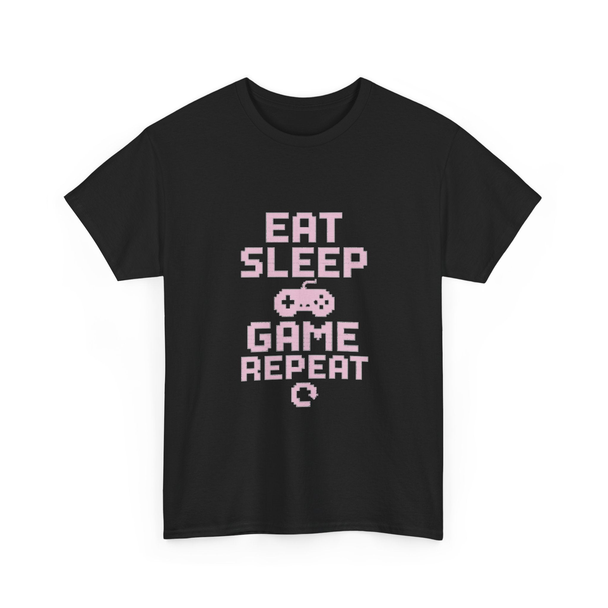 Gamer Eat Sleep Game Repeat T-Shirt | Unique Gift | Graphic Tee
