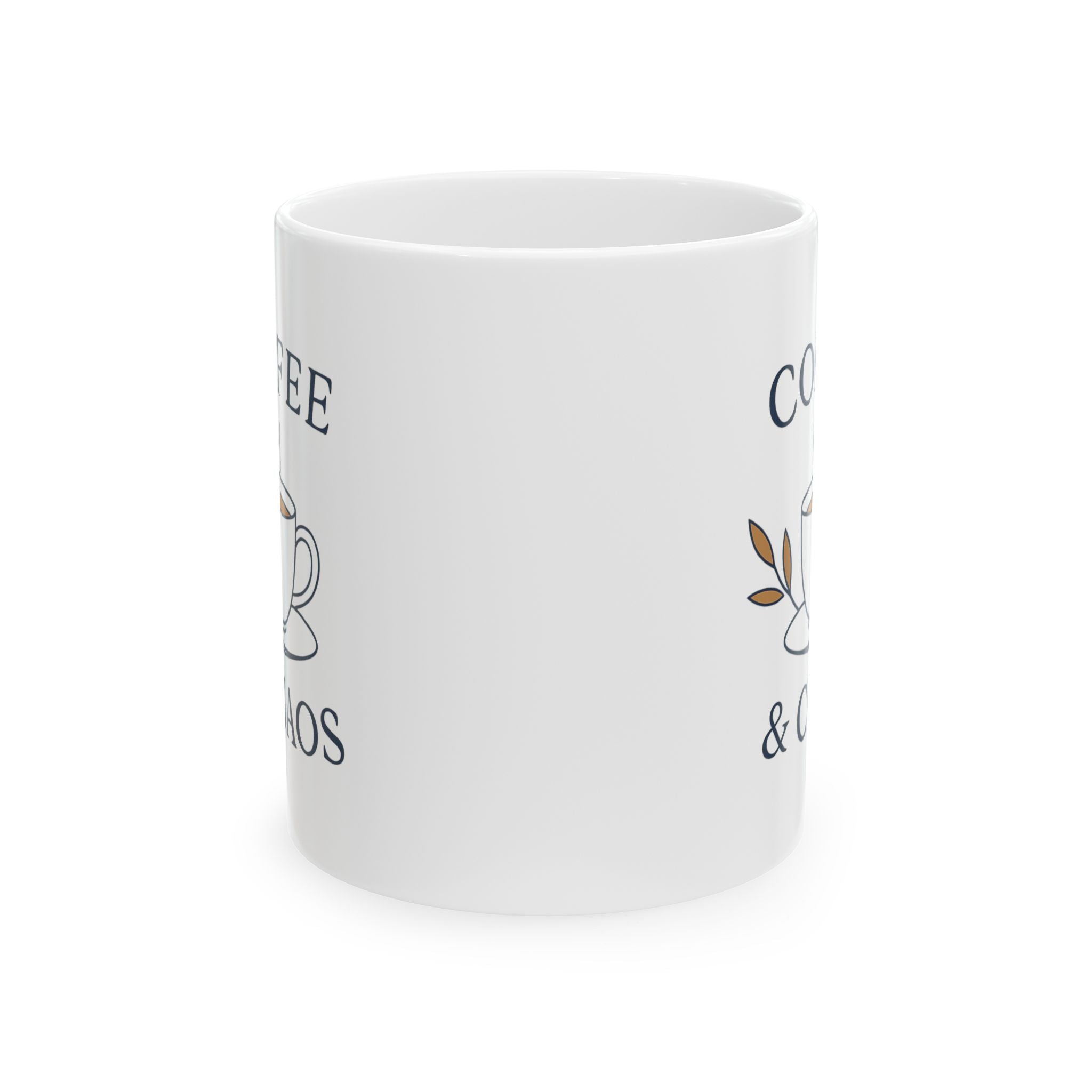 Coffee And Chaos That Is The Plan Coffee Mug | Funny Chaos Gift | Ceramic Mug