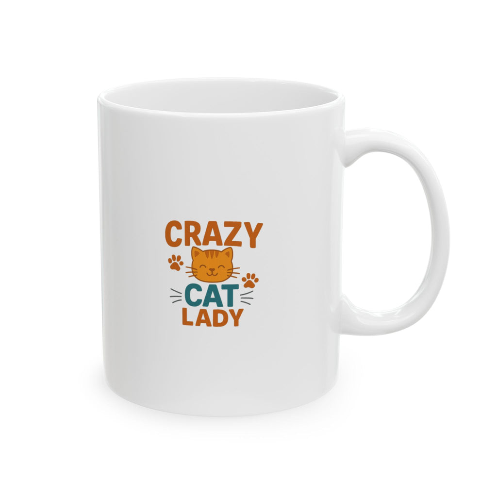 Certified Crazy Cat Lady Coffee Mug | Funny Gift for Her | Ceramic Mug