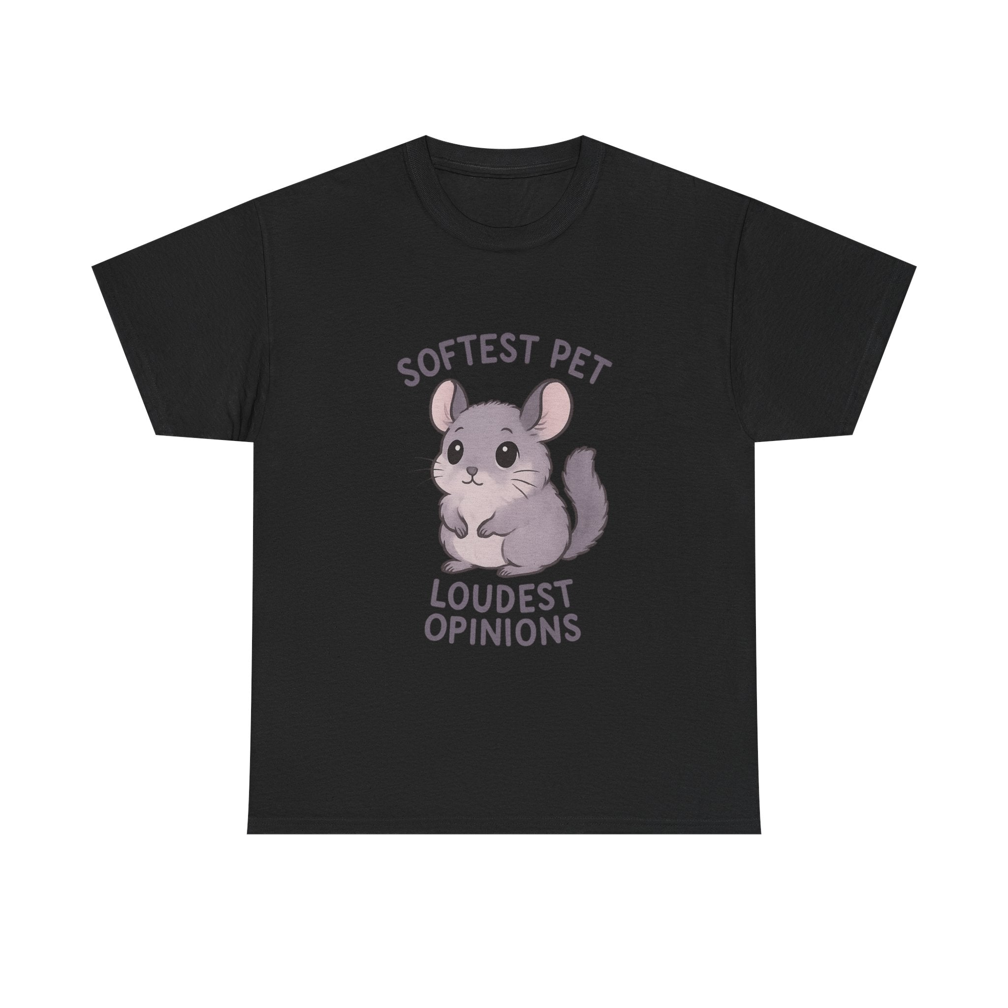 Chinchilla Mom Softest Pet Loudest Opinions T-Shirt