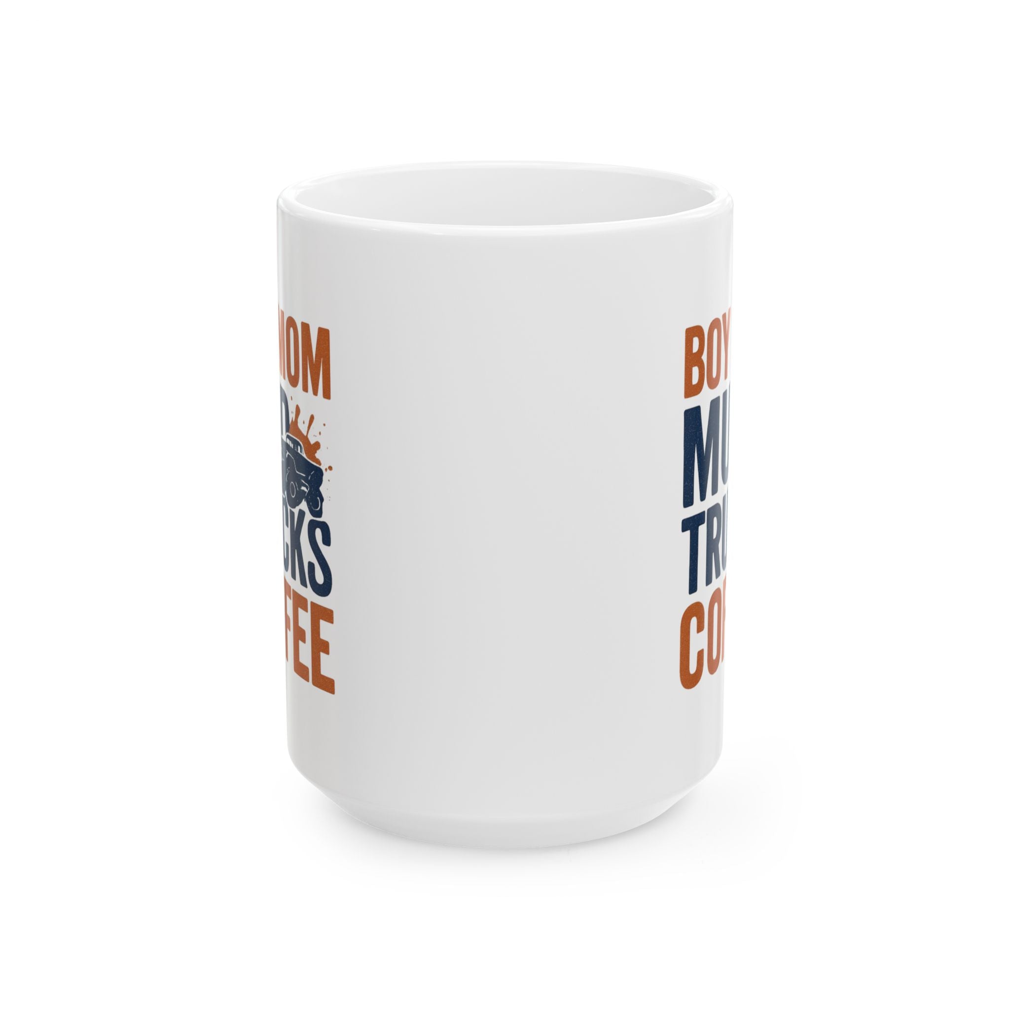 Boy Mom Mud Trucks Coffee Coffee Mug | Gift for Mom | Ceramic Mug