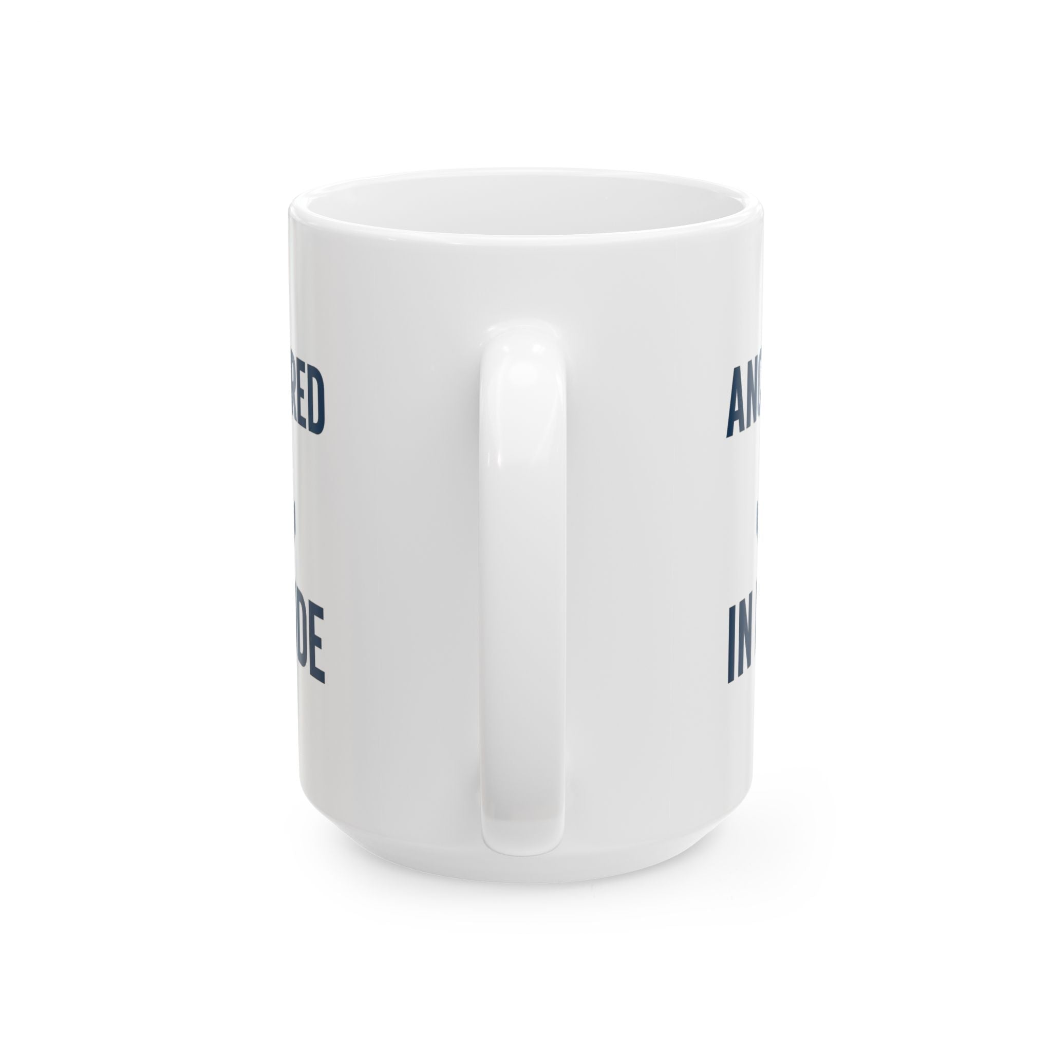 Navy Mom Anchored In Pride Coffee Mug | Gift for Mom | Ceramic Mug