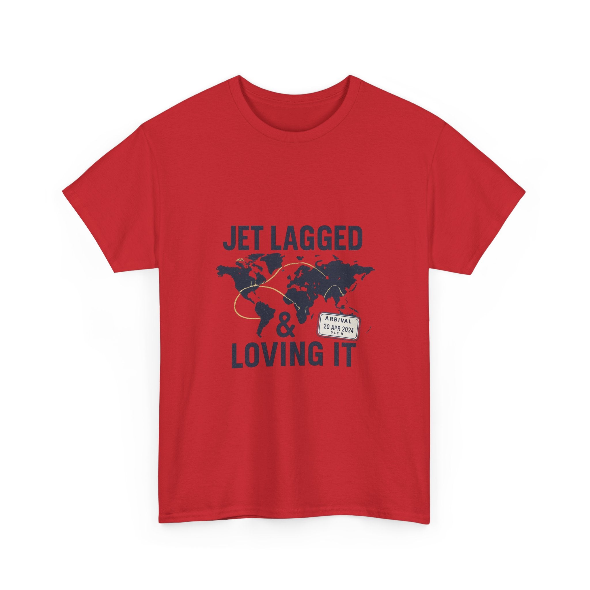 Travel Addict Jet Lagged And Loving It T-Shirt | Unique Gift | Graphic Tee