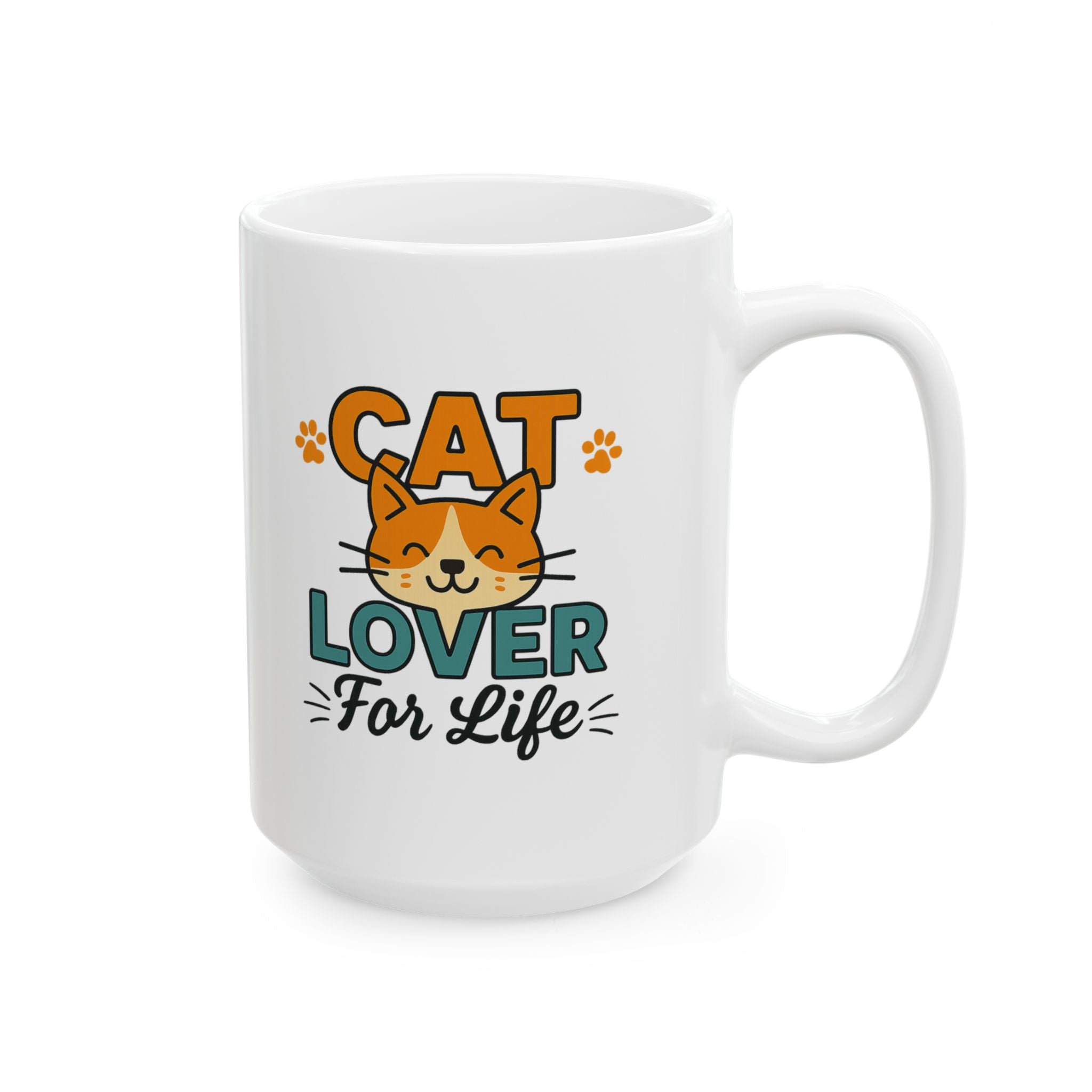 Born To Love Cats Coffee Mug | Cat Lover Gift | Ceramic Mug