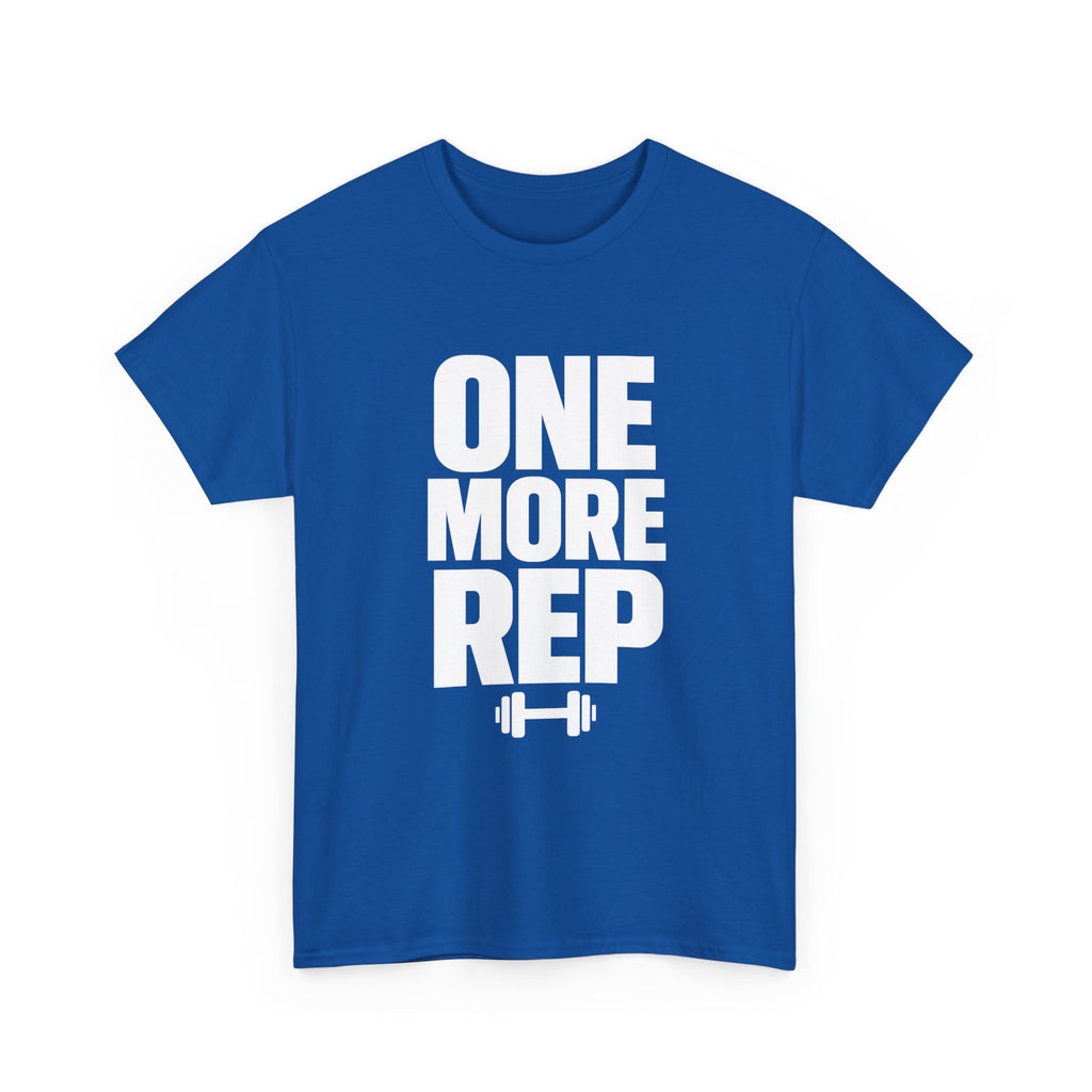 One More Rep Gym Motivation T-Shirt | Unique Gift | Graphic Tee